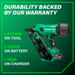 Metabo HPT Multi-Volt 3-1/2-in 30 -Degree Cordless Clip head/Roundhead Framing Nailer ( Battery Included )