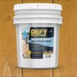 DEFY Marine Seal Semi-Transparent Exterior Wood Stain and Sealer - Waterproof Sealant for Wood Docks, Boat Piers, Marinas, Boardwalks, & More - Natural Pine - 5 Gallon, Made in USA
