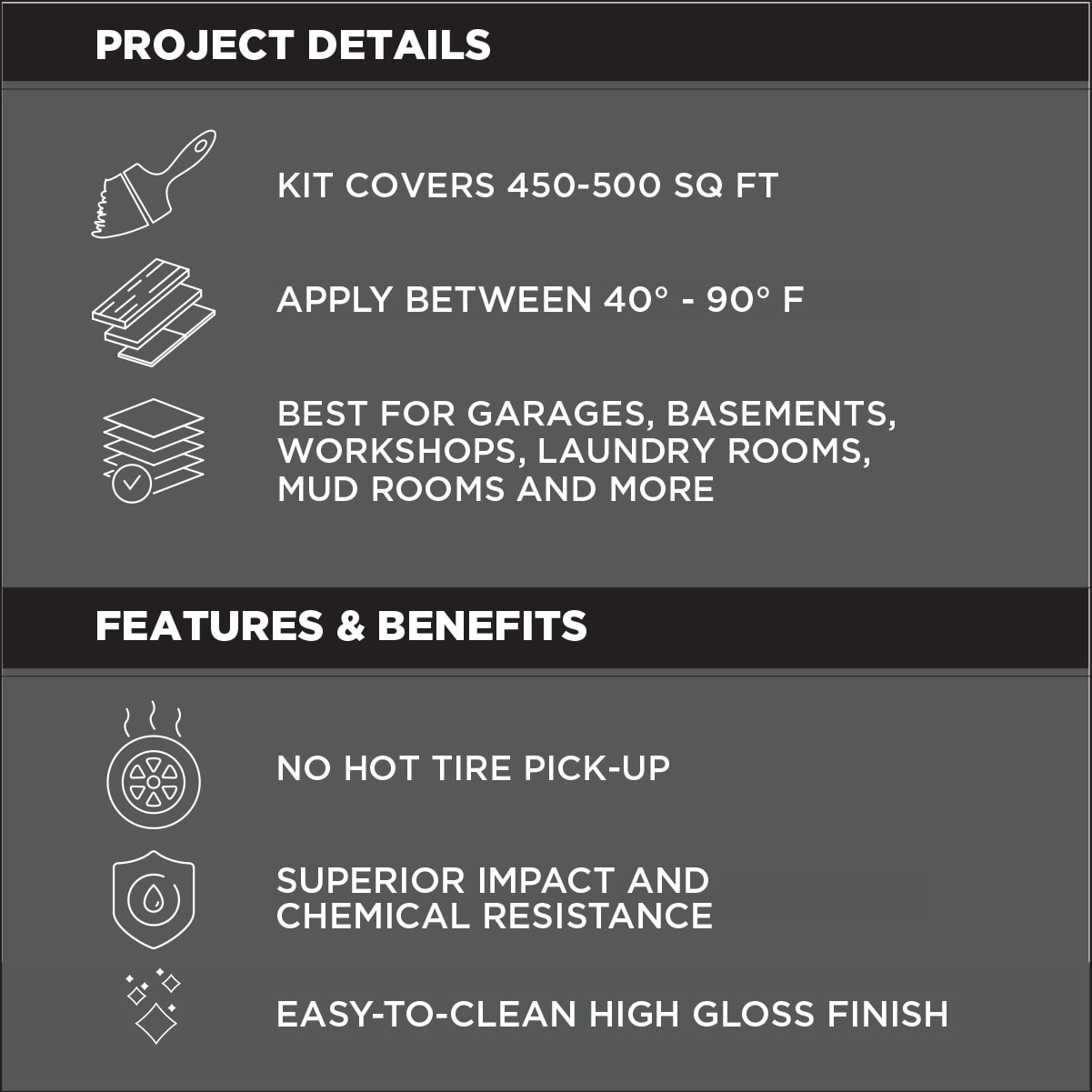Rust-Oleum RockSolid 2-part Black Polycuramine Concrete and Garage Floor Paint ( Kit ) Rust-Oleum RockSolid 2-part Black Polycuramine Concrete and Garage Floor Paint ( Kit )