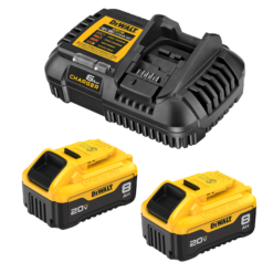 DEWALT 20 -Volt 2 -Pack Lithium-ion ( 8 Ah 8 Ah Battery and Charger )