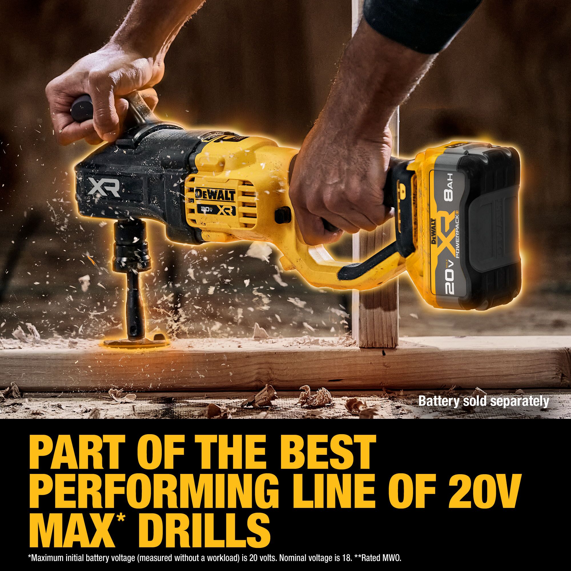 DEWALT XR 20-volt Max 7/16-in Keyless Brushless Cordless Drill DEWALT XR 20-volt Max 7/16-in Keyless Brushless Cordless Drill