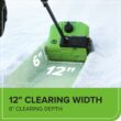 Greenworks 48-volt 12-in Single-stage Push Battery Powered Snow Shovel 4 Ah (Battery Included) (Charger Included) Greenworks 48-volt 12-in Single-stage Push Battery Powered Snow Shovel 4 Ah (Battery Included) (Charger Included)
