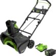 Greenworks 80-volt 20-in Single-stage Push Battery Snow Blower 5 Ah (Battery Included) (Charger Included)