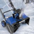 Snow Joe 48-Volt 4-Ah Cordless Snow Blower 2x4.0Ah 48-volt 18-in Single-stage Push Battery 4.0 Ah (Battery Included)