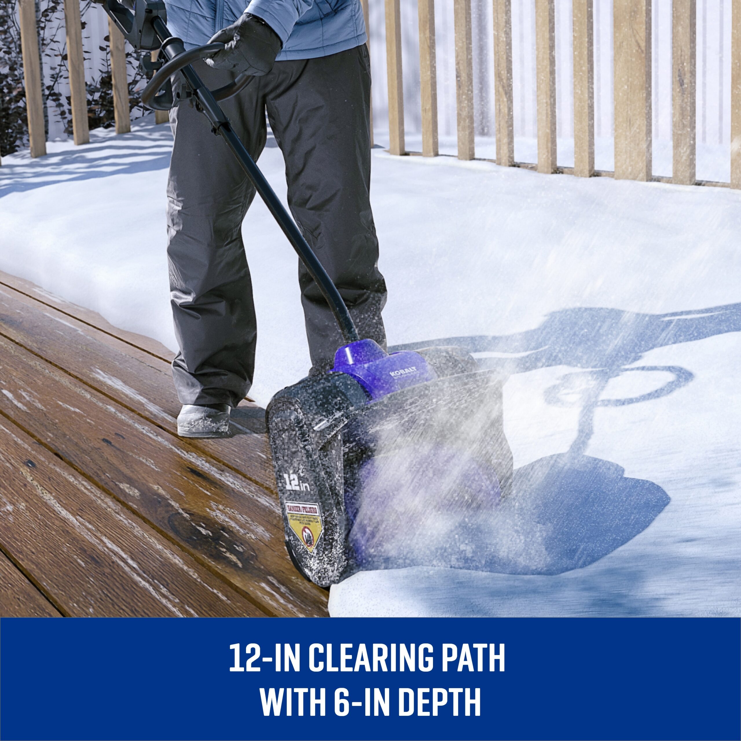 Kobalt 80-volt 12-Inches Single-stage Push Battery Powered snow shovel 2 Ah (Battery Included) (Charger Included) Kobalt 80-volt 12-Inches Single-stage Push Battery Powered snow shovel 2 Ah (Battery Included) (Charger Included)