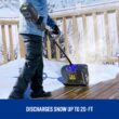 Kobalt 80-volt 12-Inches Single-stage Push Battery Powered snow shovel 2 Ah (Battery Included) (Charger Included) Kobalt 80-volt 12-Inches Single-stage Push Battery Powered snow shovel 2 Ah (Battery Included) (Charger Included)