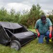 Brinly 54-in 31-cu ft Tow Lawn Sweeper
