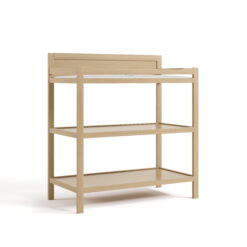 Storkcraft Alpine Infant Changing Table with Changing Pad, Driftwood