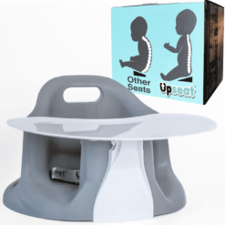 Upseat Baby Floor Seat Booster Chair for Sitting Up with Removable Tray
