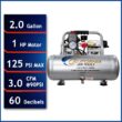 California Air Tools 2-Gallon Portable Electric 125 PSI Horizontal Air Compressor