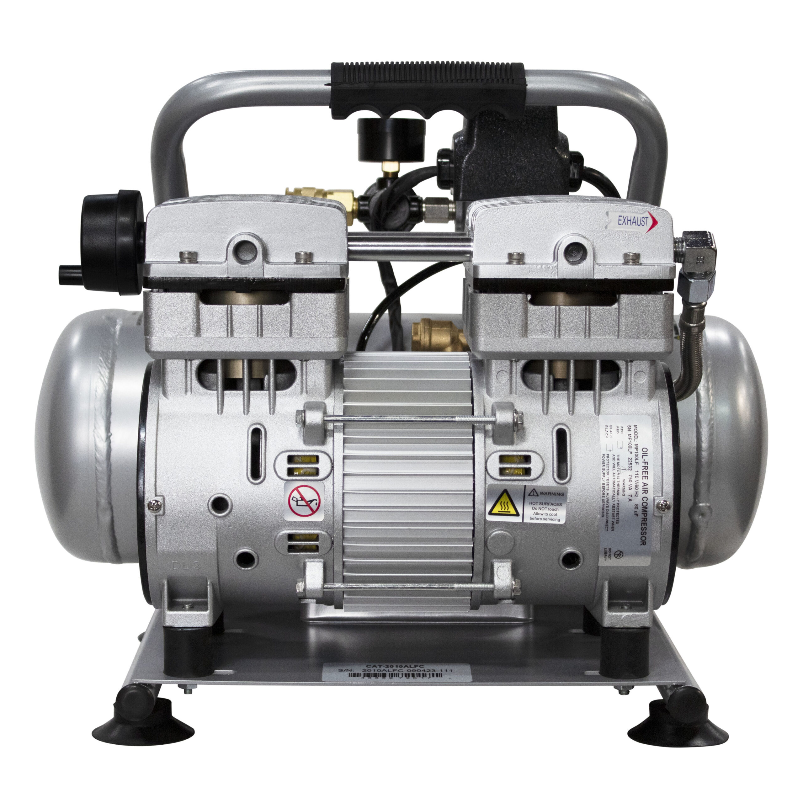 California Air Tools 2-Gallon Portable Electric 125 PSI Horizontal Air Compressor California Air Tools 2-Gallon Portable Electric 125 PSI Horizontal Air Compressor