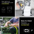 InoKraft MaXpray M3 Cart Airless Paint Sprayer, Highly Efficient Thinning-Free Minimal Overspray for Up to 15 Gallon DIY Painting Projects Home Interior & House Exterior, with Sprayer Accessories