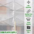Farm Plastic Supply - Dura Skrim String Reinforced Clear Plastic Sheeting - 6 Mil - (40' x 100') Farm Plastic Supply - Dura Skrim String Reinforced Clear Plastic Sheeting - 6 Mil - (40' x 100') - Reinforced Poly Film Tear Resistant, Weatherproof, Vapor Barrier Polyethylene Roll for Construction
