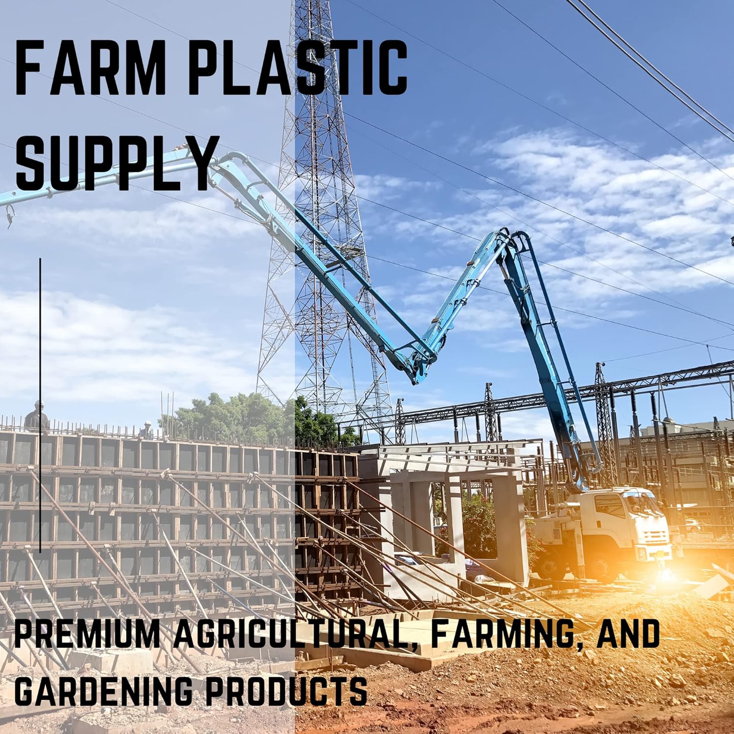 Farm Plastic Supply - Dura Skrim String Reinforced Clear Plastic Sheeting - 6 Mil - (40' x 100') Farm Plastic Supply - Dura Skrim String Reinforced Clear Plastic Sheeting - 6 Mil - (40' x 100') - Reinforced Poly Film Tear Resistant, Weatherproof, Vapor Barrier Polyethylene Roll for Construction