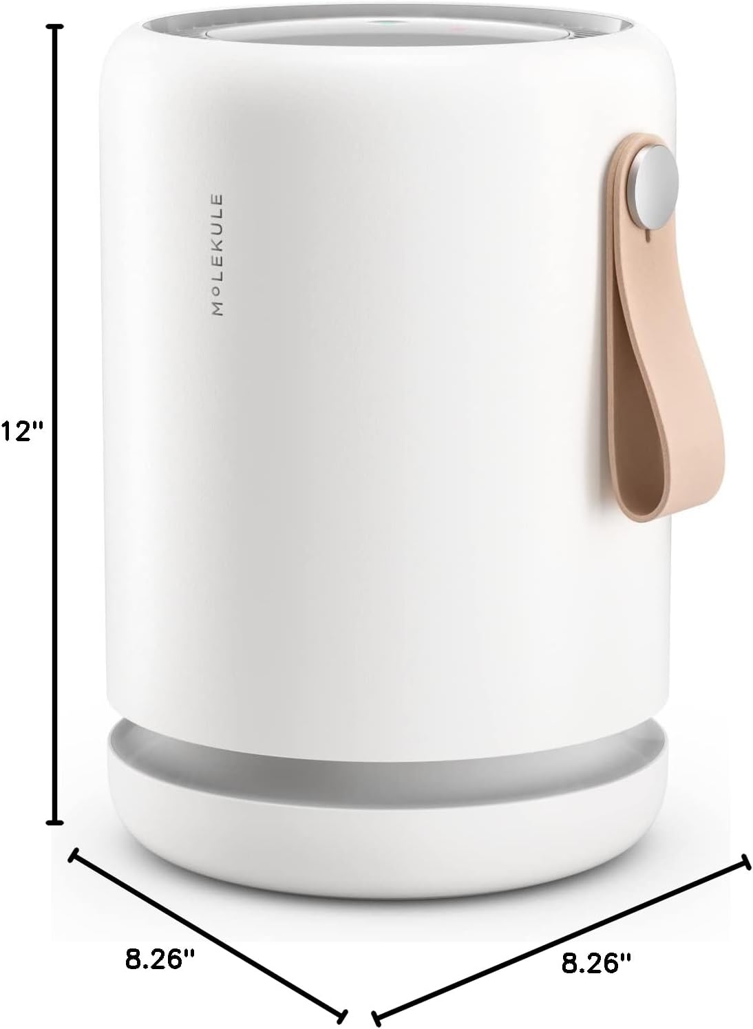 Molekule Air Purifier Mini+ - Purifies Rooms Up to 250 Sq Ft - Smart Purifier with High Pollutant Capture Rate - White Molekule Air Purifier Mini+ - Purifies Rooms Up to 250 Sq Ft - Smart Purifier with High Pollutant Capture Rate - Air Quality Monitoring Capabilities - White