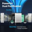 Coway AP-2015F Airmega 400 Smart Air Purifier (Covers 1,560 sq. ft.), True HEPA Air Purifier with Smart Technology, White