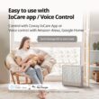 COWAY Air Purifiers for Home Large Room Up to 930 ft², Washable Pre-Filter and True HEPA Filter for Smoke, Allergies, Pet Dander, Odor, AQI, App Control, Smart & Rapid Mode, 3yr Warranty, 250S