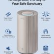 COWAY Air Purifiers for Large Room Whole Home Up to 2,640ft², True HEPA Filter for Smoke, Allergies, Pet Dander, Odor, PM 10 AQI, Turbo Eco Mode, Timer, Energy Star, 3yr Warranty, Airmega 350 Beige