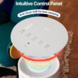 COWAY Air Purifiers for Large Room Whole Home Up to 2,640ft², True HEPA Filter for Smoke, Allergies, Pet Dander, Odor, PM 10 AQI, Turbo Eco Mode, Timer, Energy Star, 3yr Warranty, Airmega 350 Beige