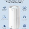 COWAY Air Purifiers for Large Room Whole Home Up to 2,640 ft², True HEPA Filter for Smoke, Allergies, Pet Dander, Odor, PM 10 AQI, Turbo Eco Mode, Timer, Energy Star, 3yr Warranty, Airmega 350 White