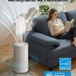 COWAY Air Purifiers for Large Room Whole Home Up to 2,640 ft², True HEPA Filter for Smoke, Allergies, Pet Dander, Odor, PM 10 AQI, Turbo Eco Mode, Timer, Energy Star, 3yr Warranty, Airmega 350 White