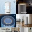 COWAY Air Purifiers for Large Room Whole Home Up to 3,285ft², True HEPA Filter for Smoke, Allergen, Pet Dander, Odor, PM(1, 2.5, 10), AQI, Turbo Eco Mode, Energy Star, 3yr Warranty, Airmega 450 Beige