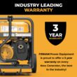 Firman P03504 Recoil Start 120V 4450 / 3550 -Watt Single fuel Portable Generator