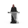 Haunted Living 6-ft Skeleton Reaper Keyboard Player Motion Activated Animatronic
