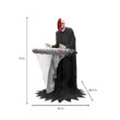 Haunted Living 6-ft Skeleton Reaper Keyboard Player Motion Activated Animatronic Haunted Living 6-ft Skeleton Reaper Keyboard Player Motion Activated Animatronic