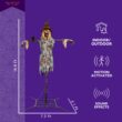 Haunted Living 10.5-ft Scarecrow Motion Activated Lighted Animatronic