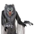 Haunted Hill Farm 7-ft Freestanding Motion Activated Lighted Farkas Werewolf Animatronic