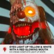 Haunted Hill Farm 6.89-ft Freestanding Motion Activated Talking Lighted Clown Animatronic