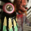 Haunted Hill Farm 6.89-ft Freestanding Motion Activated Talking Lighted Clown Animatronic