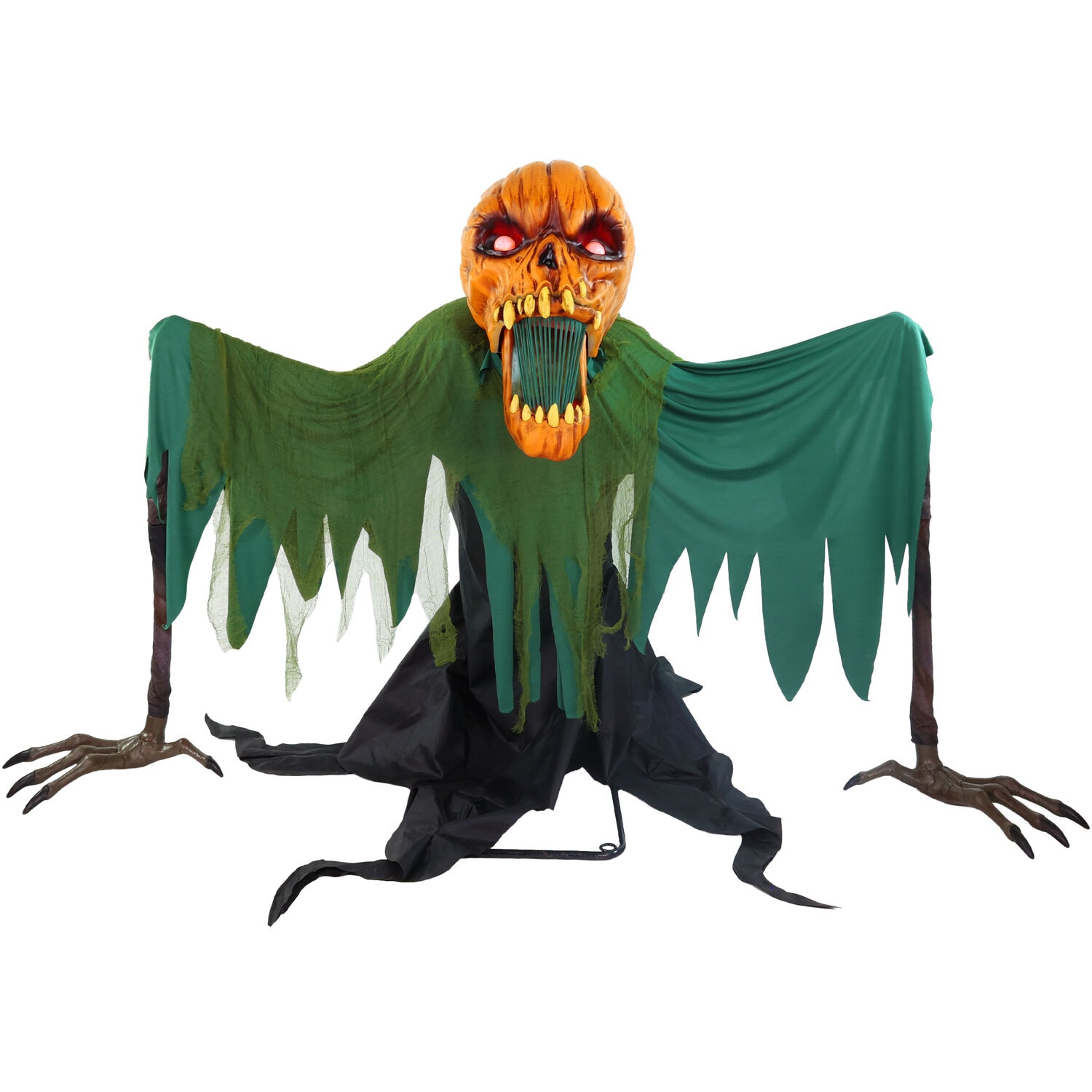 Haunted Hill Farm 4.53-ft Freestanding Motion Activated Lighted Zombie Animatronic Haunted Hill Farm 4.53-ft Freestanding Motion Activated Lighted Zombie Animatronic