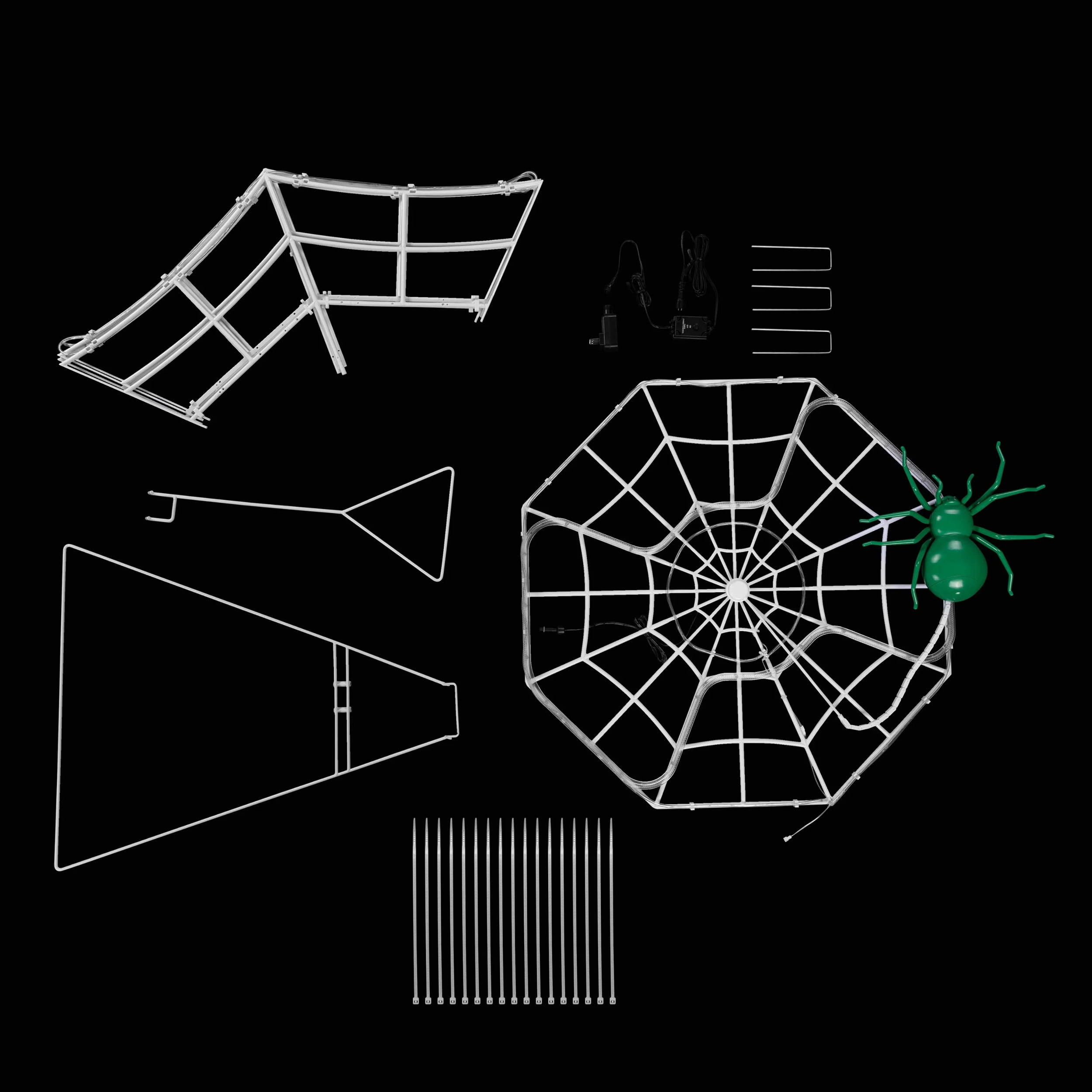Mr. Halloween 4-Foot Outdoor Animated Spider Web Mr. Halloween 4-Foot Outdoor Animated Spider Web