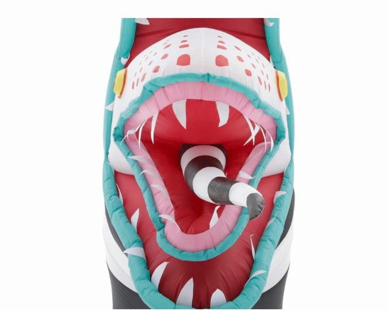 Gemmy Animated Airblown Inflatable Beetlejuice Sandworm w/LEDs Giant WB , 9.5 ft Tall, Multicolored Gemmy Animated Airblown Inflatable Beetlejuice Sandworm w/LEDs Giant WB , 9.5 ft Tall, Multicolored