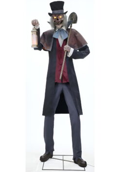 Seasonal Visions Animated Graveyard Host Halloween Decoration - 8.5 ft