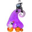 The Nightmare Before Christmas Yard Inflatable, Airblown Kaleidoscope Projection