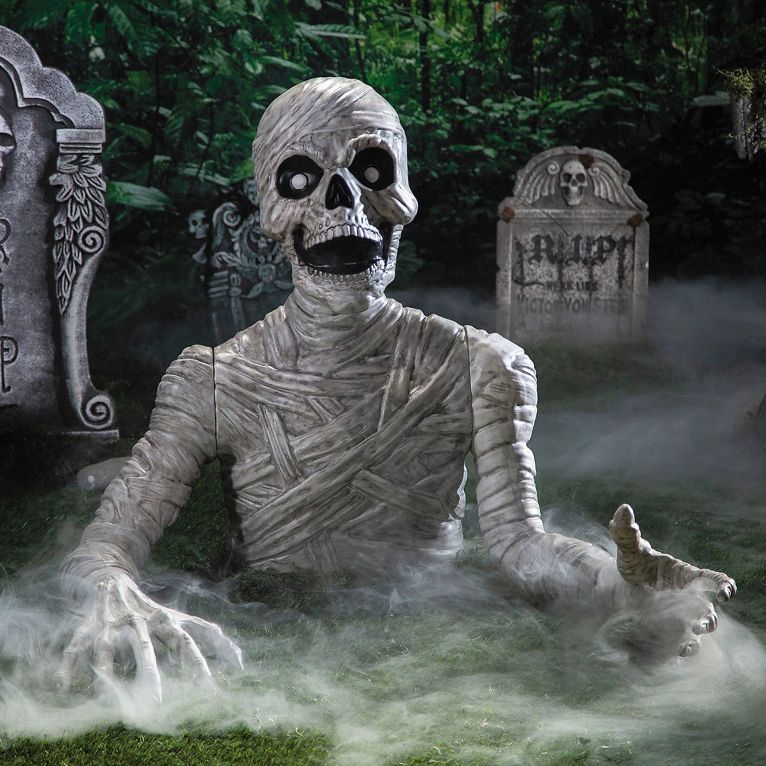 Morris Costumes 35" Groundbreaker Reaching Mummy Halloween Decoration 35" Groundbreaker Reaching Mummy Halloween Decoration