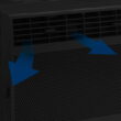 GE 5,000 BTU Mechanical Window Air Conditioner for Small Rooms up to 150 sq ft., Black