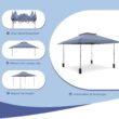 Sunshine Valley 13-ft x 13-ft Square Gray Blue Pop-up canopy