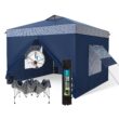 Sunshine Valley 10-ft x 10-ft Square Drak Blue Pop-up canopy