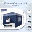 Sunshine Valley 10-ft x 10-ft Square Drak Blue Pop-up canopy Sunshine Valley 10-ft x 10-ft Square Drak Blue Pop-up canopy