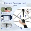 Sunshine Valley 10-ft x 10-ft Square Drak Blue Pop-up canopy Sunshine Valley 10-ft x 10-ft Square Drak Blue Pop-up canopy