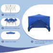 Sunshine Valley 10-ft x 10-ft Square Blue Pop-up canopy