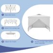 Sunshine Valley 10-ft x 10-ft Square White Pop-up canopy