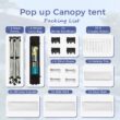 Sunshine Valley 10-ft x 10-ft Square White Pop-up canopy