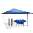 Sunshine Valley 13-ft x 13-ft Square Blue Pop-up canopy