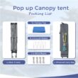 Sunshine Valley 13-ft x 13-ft Square Blue Pop-up canopy