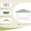 Sunshine Valley 13-ft x 13-ft Square Green Pop-up canopy